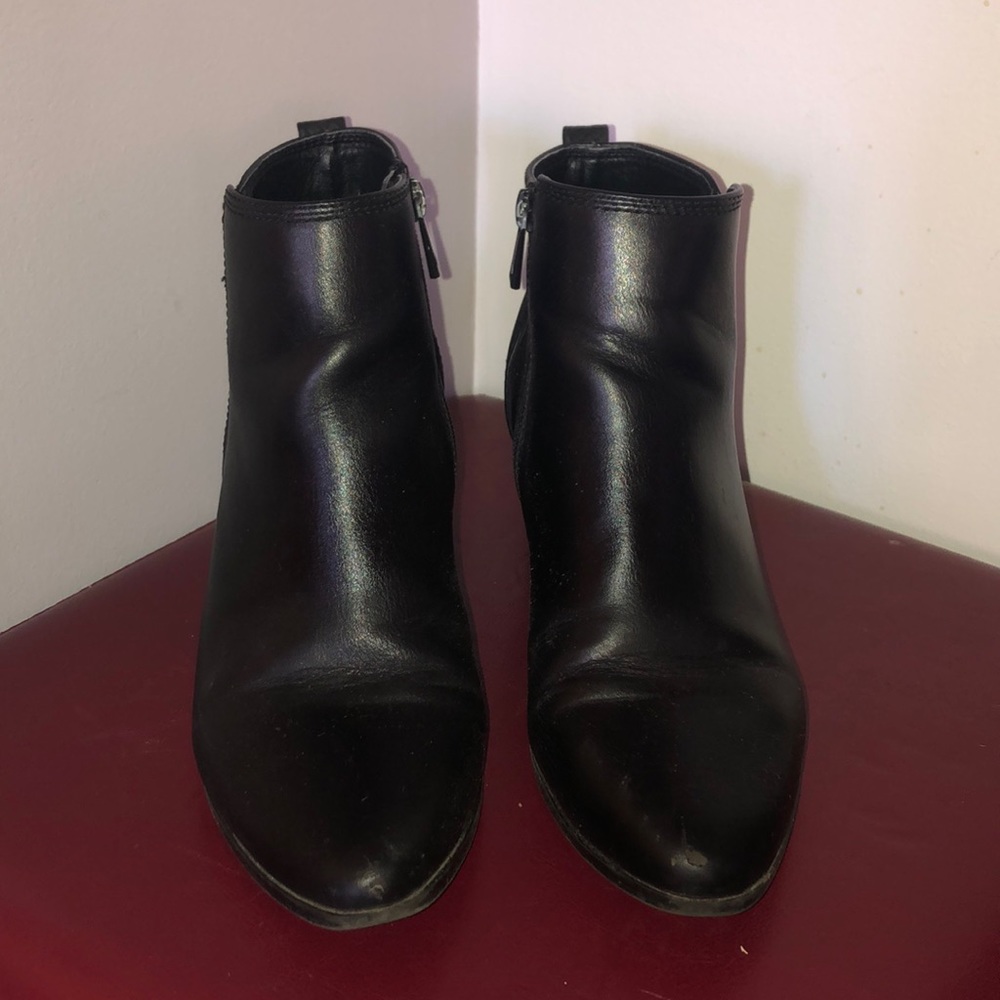 Black ankle boots